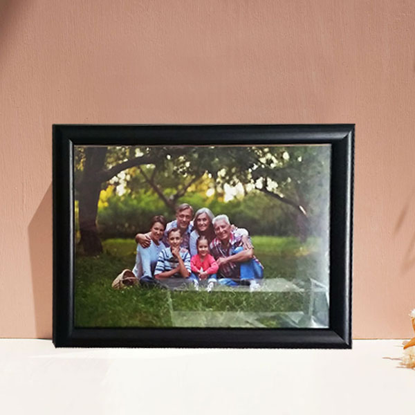 Kişiye Özel Fotoğraflı Siyah Çerçeve 21X30Cm